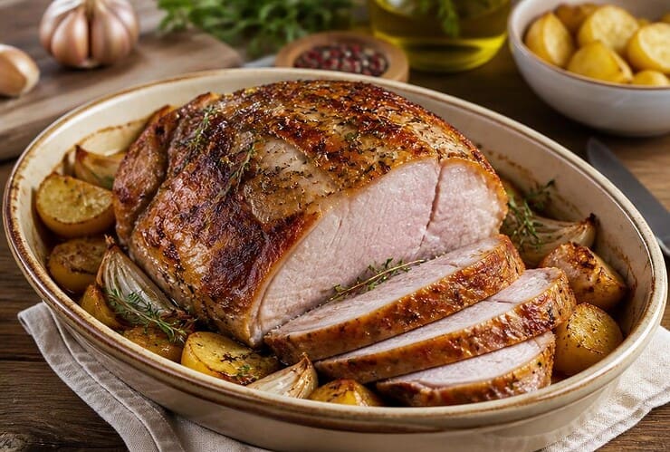 rouelle de porc au four