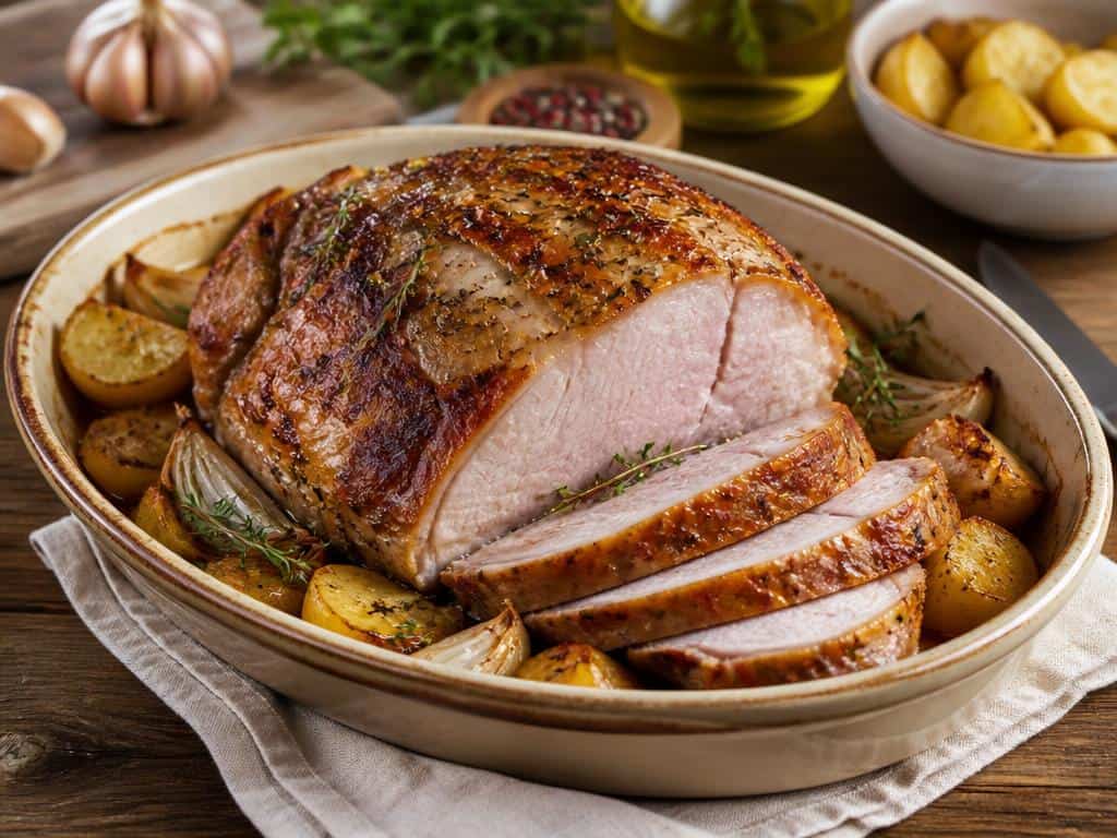 rouelle de porc au four