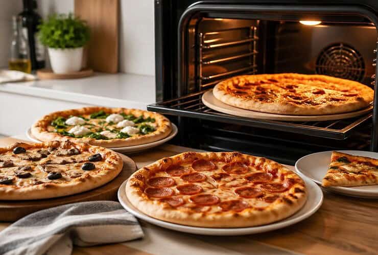 combien de temps pour réchauffer une pizza au four
