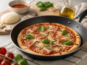 comment cuire une pizza à la poêle