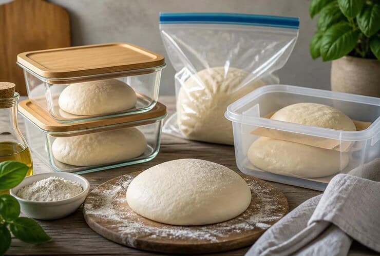 conserver pate pizza maison