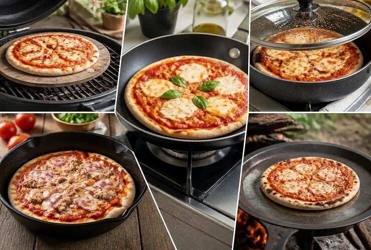 cuire une pizza sans four