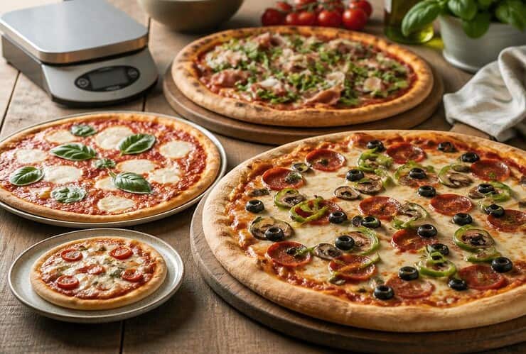 poids d'une pizza