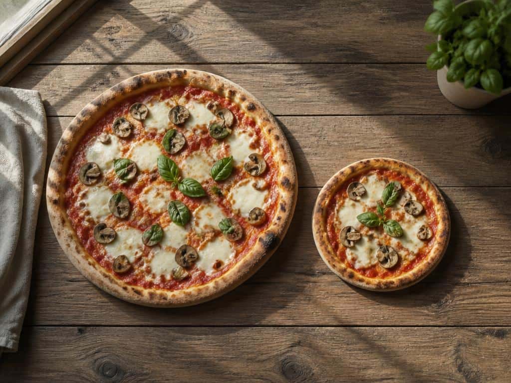 tailles pizza dominos