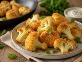 chou-fleur pané à la poêle