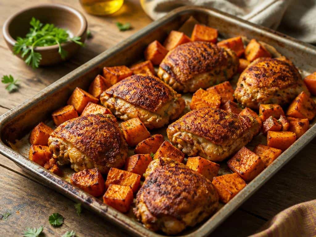 patate douce rotie au four recette