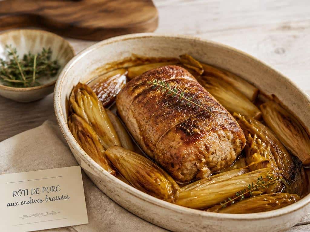 quelle viande manger avec des endives braisées