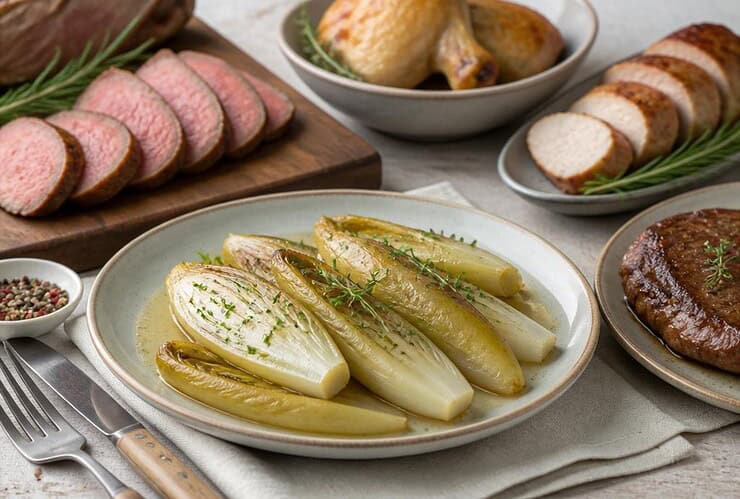 quelle viande pour accompagner des endives braisées