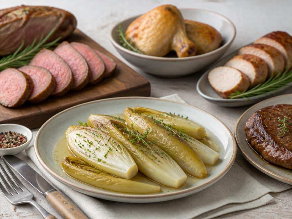quelle viande pour accompagner des endives braisées