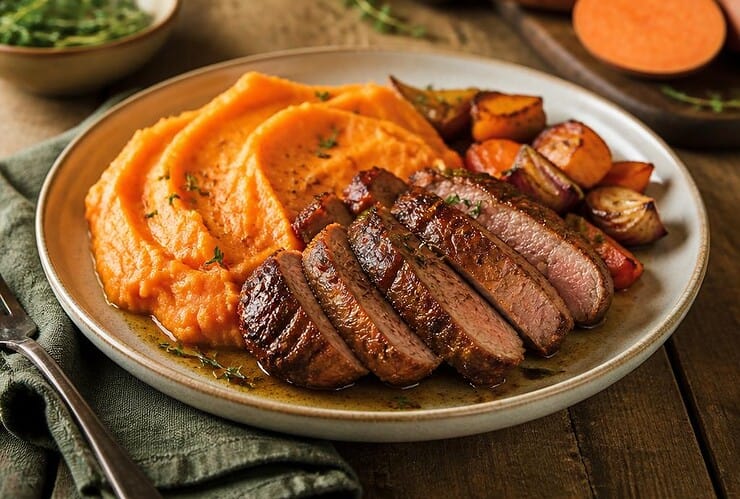 quelle viande pour accompagner une purée de patate douce