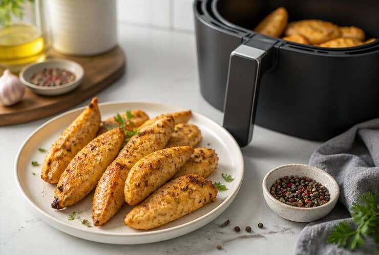 temps de cuisson aiguillette de poulet airfryer