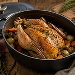 temps de cuisson pintade 1 kg 500 en cocotte