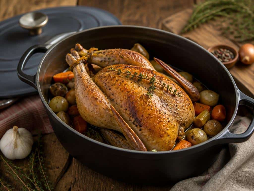 temps de cuisson pintade 1 kg 500 en cocotte