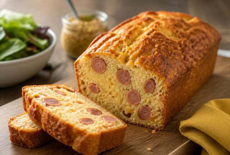 cake knacki moutarde