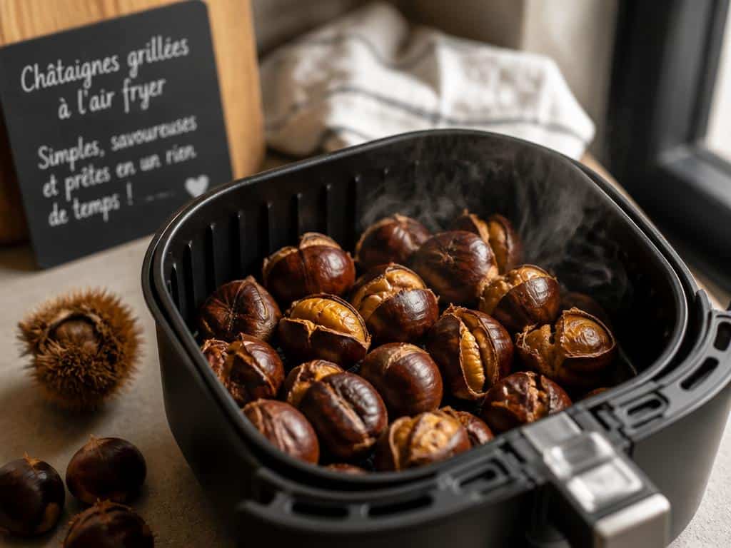peut on faire des chataignes au air fryer