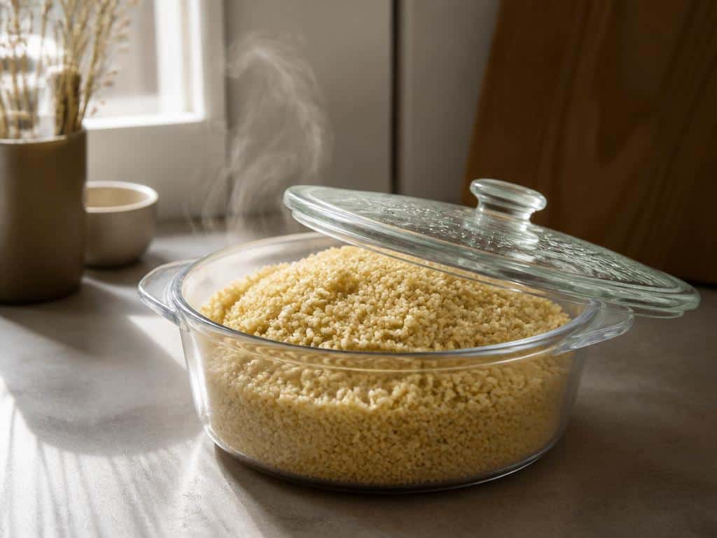 comment réchauffer la semoule de couscous au four