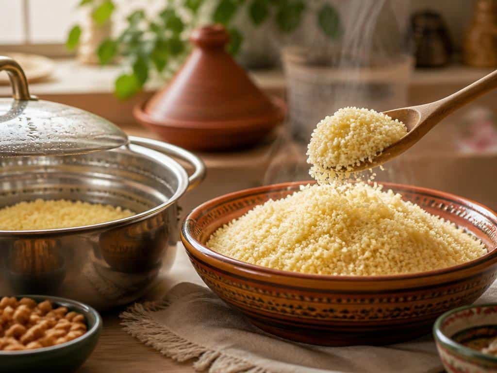 comment réchauffer la semoule de couscous