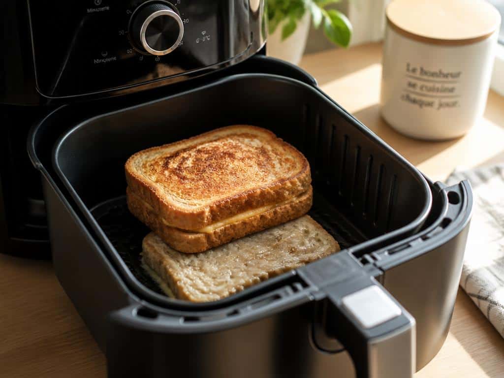 cuisson croque monsieur air fryer ninja