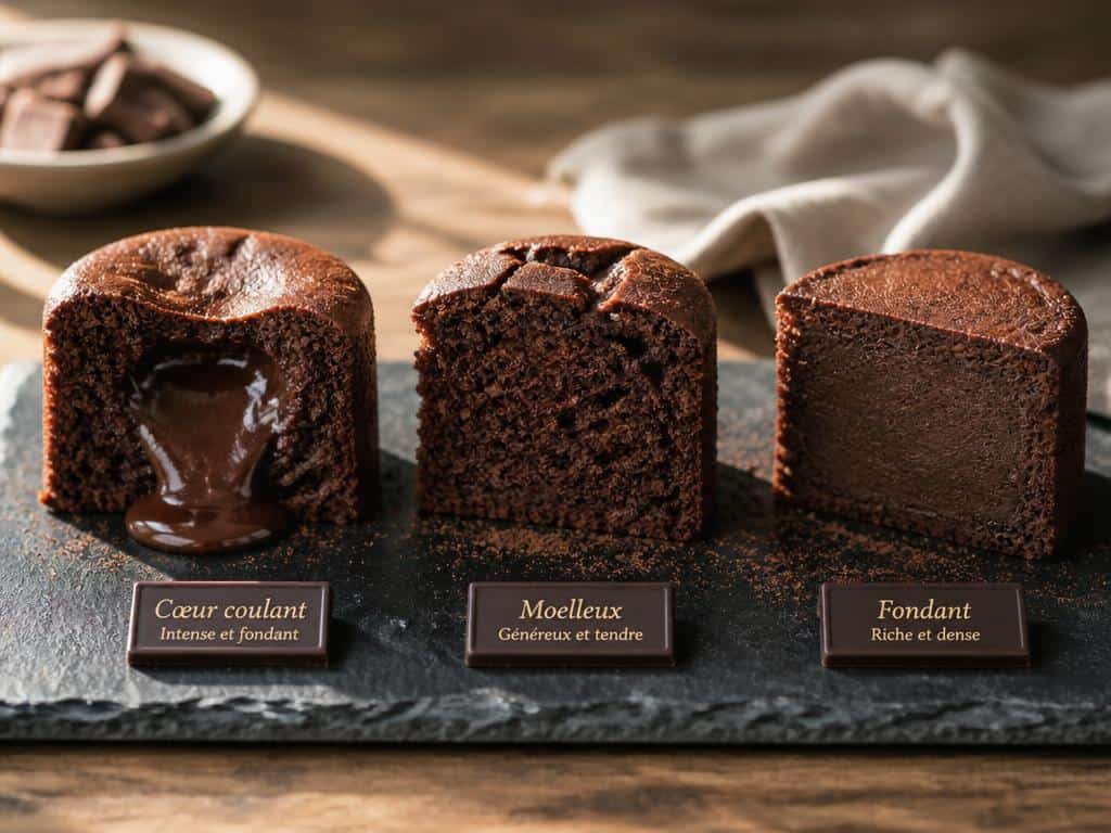difference entre moelleux et fondant chocolat