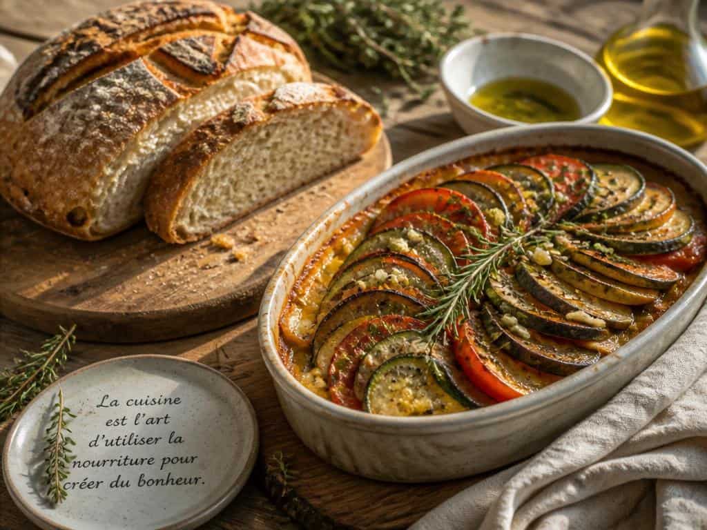 quelle entree avec un tian de legumes