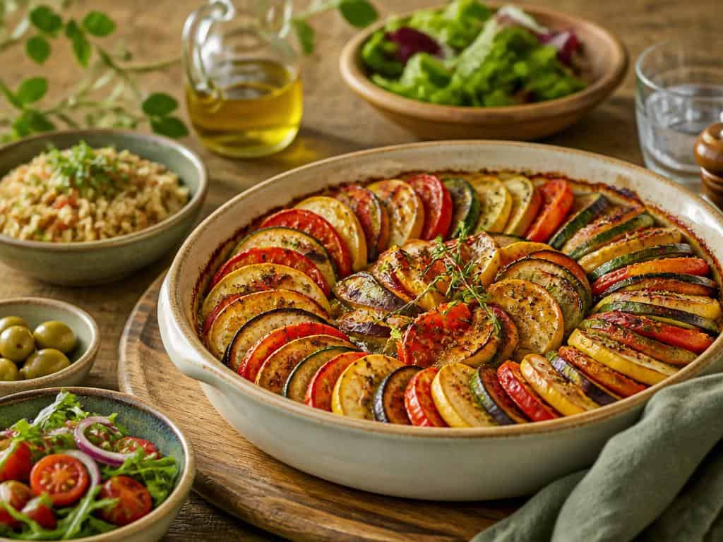 quel accompagnement avec un tian de légumes
