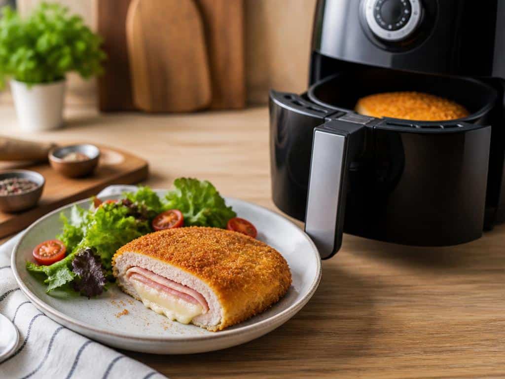 réchauffer cordon bleu au air fryer