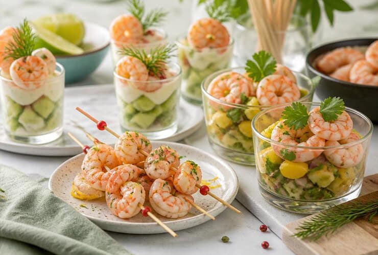 recette crevette froide apéro