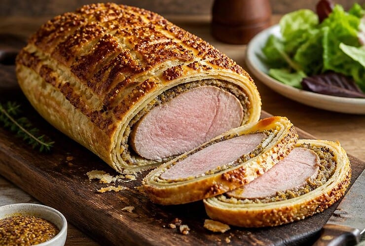 recette filet mignon en croûte moutarde