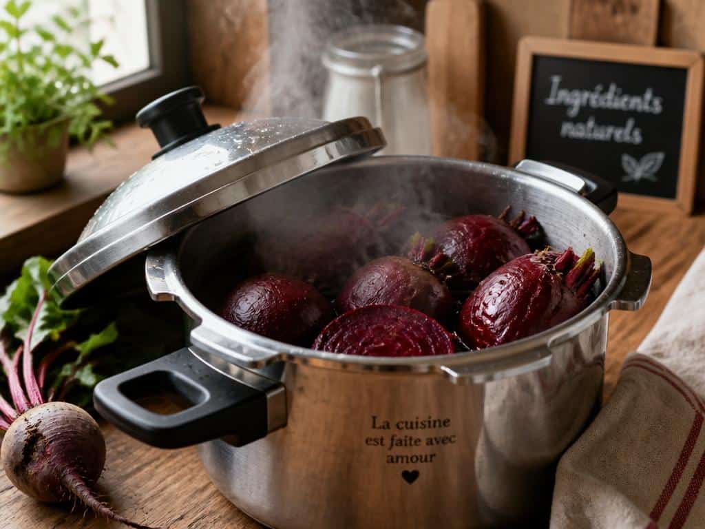 temps de cuisson betterave rouge cocotte minute seb