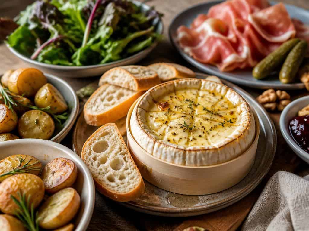 accompagnement camembert au four