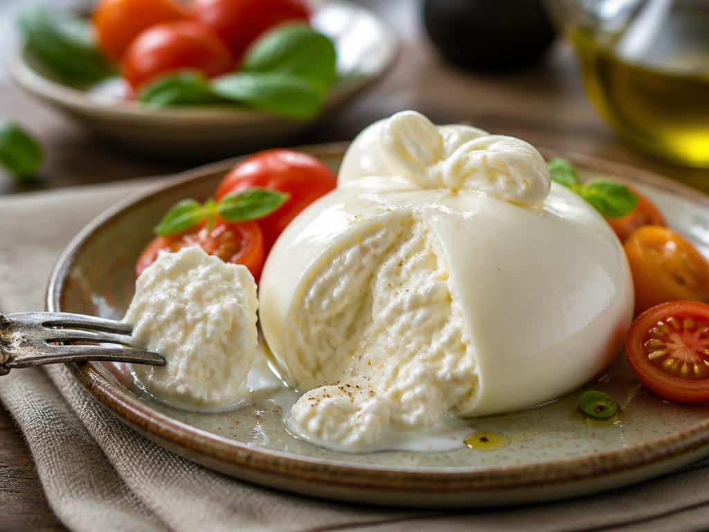 burrata qui pique la langue