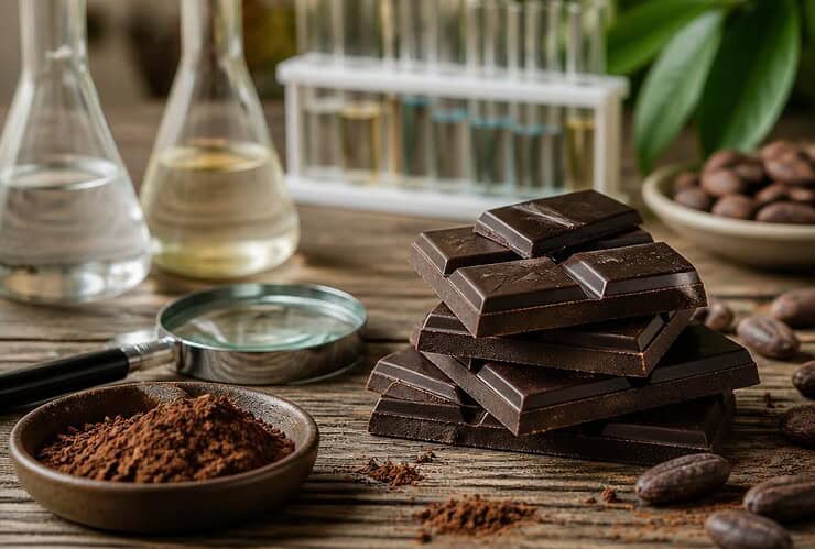 chocolat noir sans métaux lourds