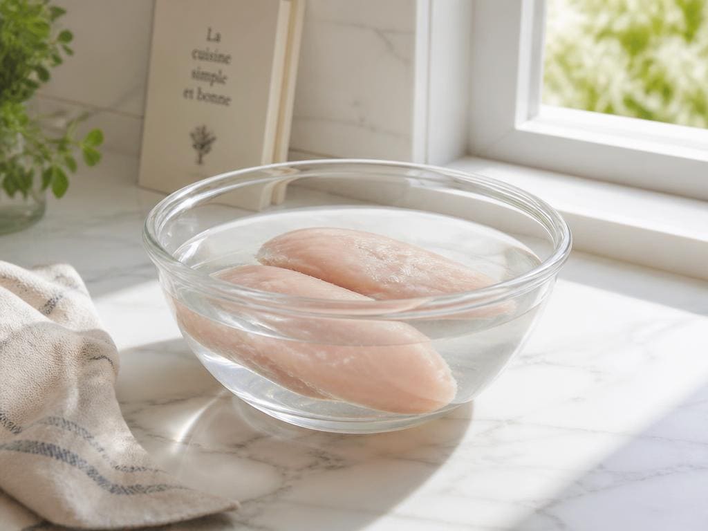 comment decongeler poulet au four