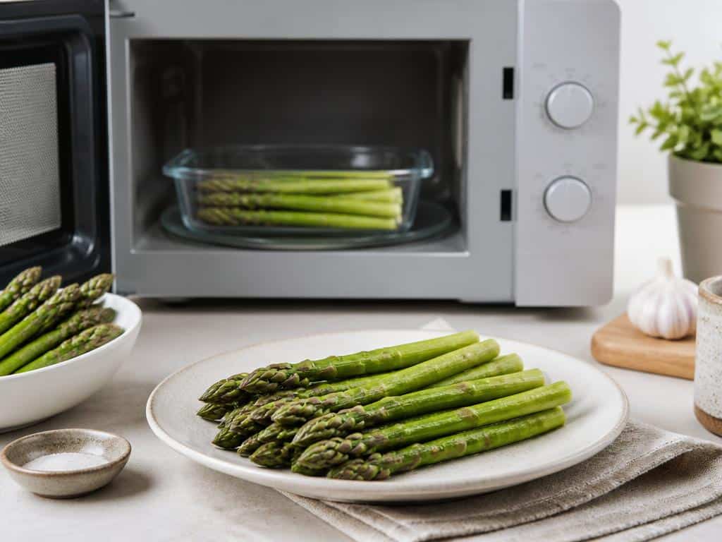cuire des asperges au micro ondes