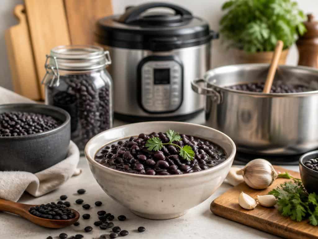 cuisson haricots noir