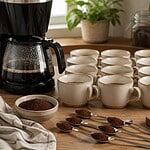dosage café filtre 12 tasses cuillère à café