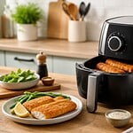 poisson pane surgele au air fryer
