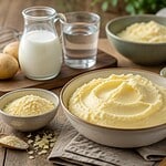 purée mousline dose lait et eau pour 1 sachet