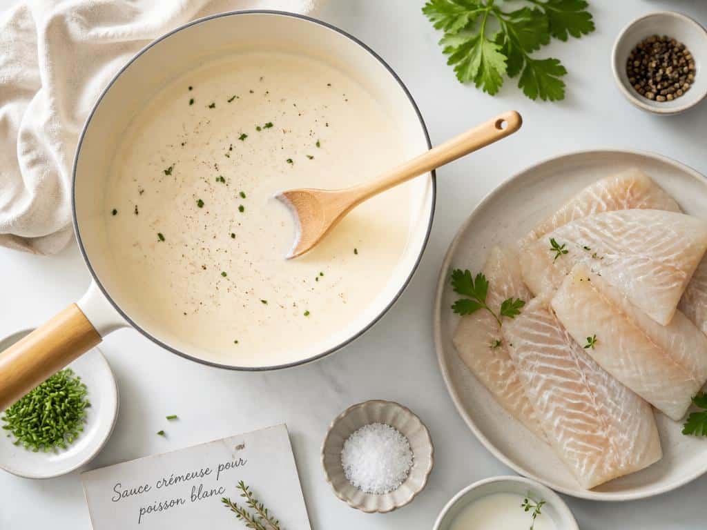 sauce blanche poisson thermomix