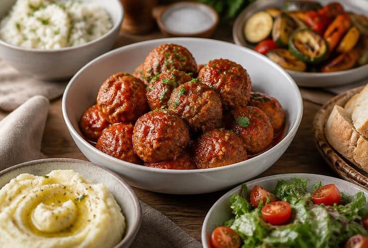 accompagnement pour boulettes de viande