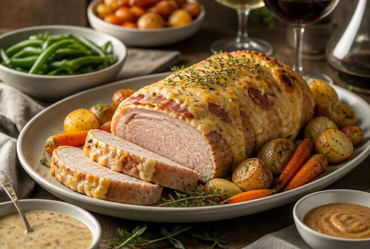 accompagnement pour roti de porc orloff