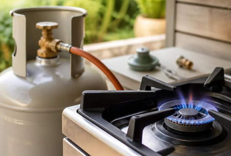 bouteille de gaz neuve mais petite flamme