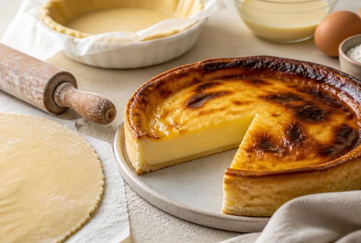 flan patissier type de pate
