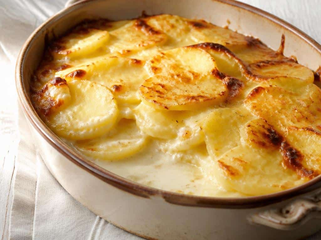 gratin dauphinois au lait sans crème thermomix