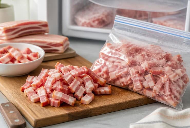 peut on congeler des lardons