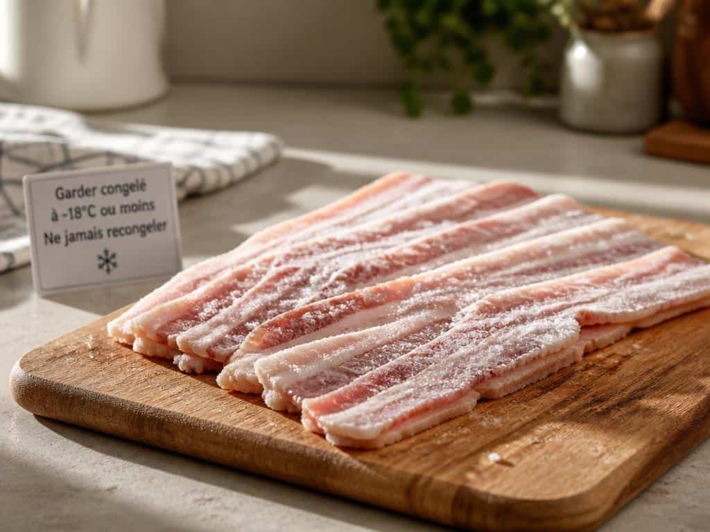 peut on congeler des lardons fumés