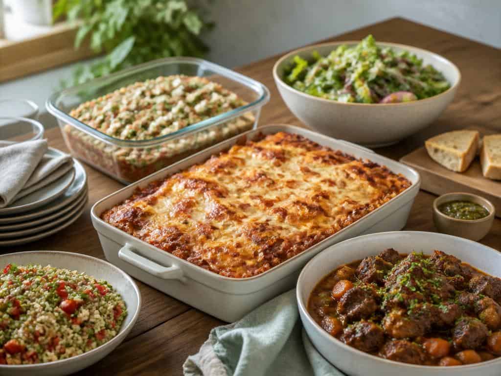 plat pour 12 personnes à préparer la veille