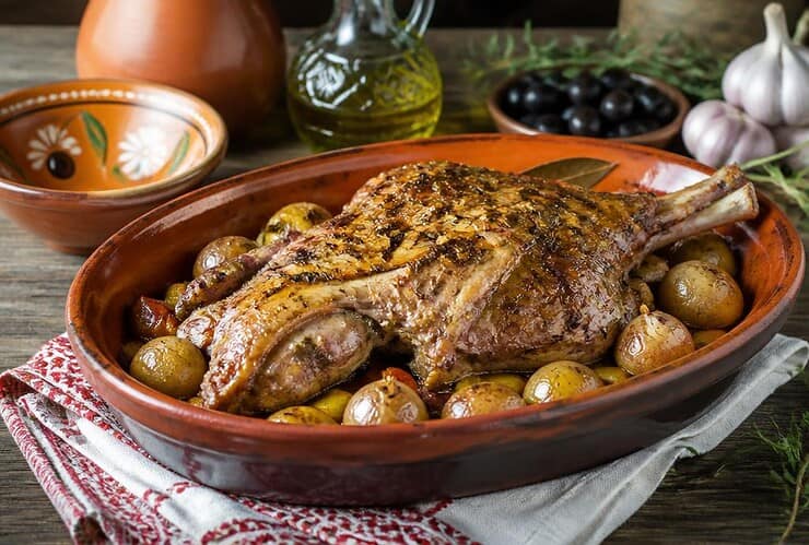 recette chevreau au four portugaise