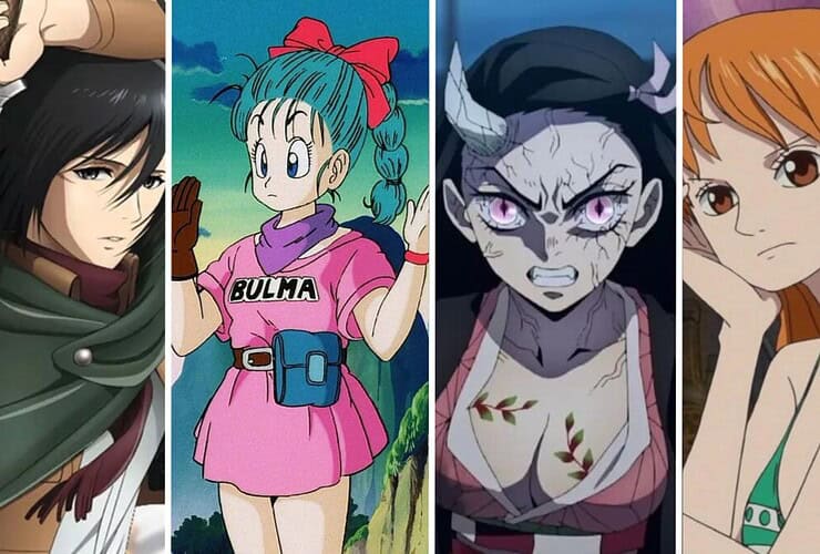Personnages féminins dans les mangas