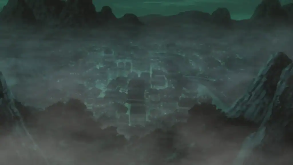 Kiri le Pays de l'Eau dans Naruto